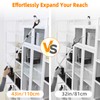 110cm/43” Litter Picker Grabber Stick with Magnetic Head, Ergonomic Handle