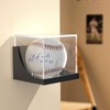 Baseball Display Case Wall Mount, UV Protected Clear Acrylic Baseball