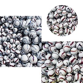 mesbilles MeineMurmeln – 10 Marbles Brown Zebra