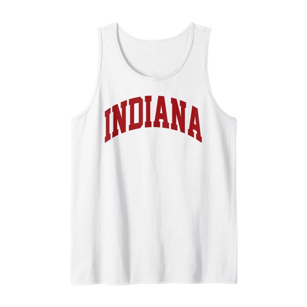 Retro Indiana Men Indiana Women Vintage Red Souvenir Tee IN