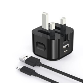 Galaxy Tab A9/A9+/S9 FE/S9 FE+/S9/S9+/S9 Ultra/S9 FE/S9 FE+/S8/S8 Plus/S8 Ultra /A8 10.5/S7/S7 Plus/S7 FE/A7 10.4/A7 Lite/ S6 Lite Fast Charger Plug 20W foldable USB C Charger PD Wall Adapter (BLACK)