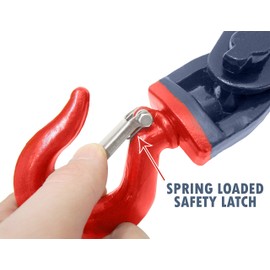 2 Ton Snatch Block with Swivel Hook 3/8 Wire Rope Cable | 3 inch Wheel Single Sheave Wrecker Recovery Pulley