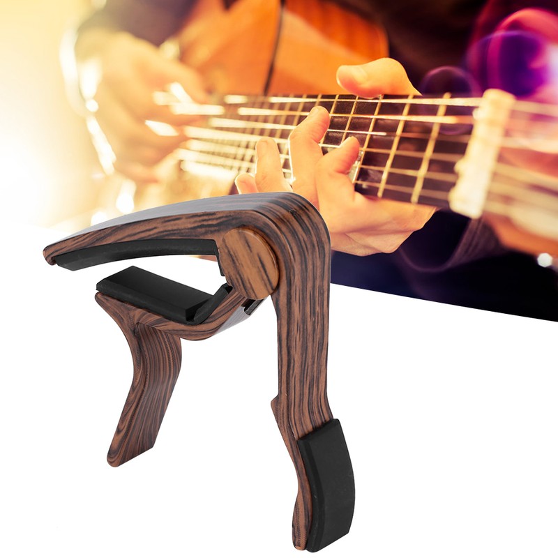 Universal Acoustic Folk Guitar Capo Tuning Clamp Clip Musical Instrument