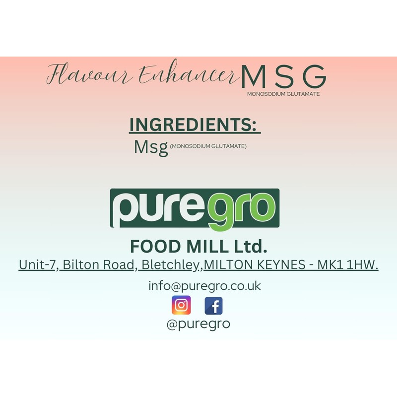 Puregro Flavour Enhancer 500g| Pack of 1 | Puregro Fine