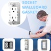 yikinb 15 PCS Wall Plate Spacer,Durable Flush Fit Device Leveling