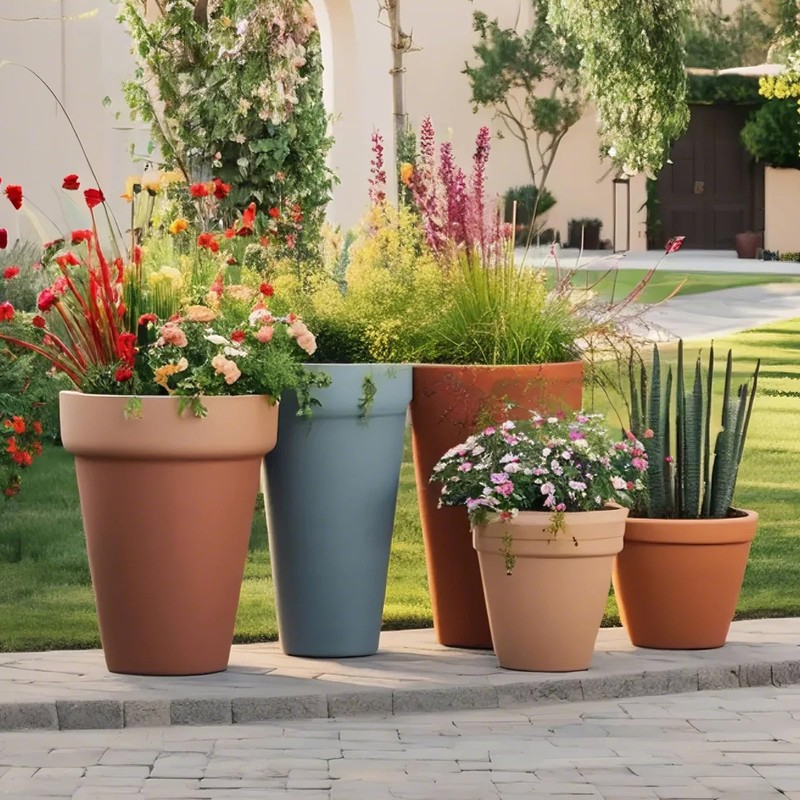 YLSAZL 2 Pack Adjustable Height Plant Risers for Inside Pots,21-33"