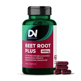 Divinity Nutra Beet Root Plus- Organic Beetroot Capsules for Blood Flow & Heart Health - 60 Vegan Capsules - US Formulated:_2 Packs
