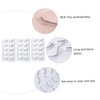 Minkissy 3 Sets Practice False Eyelashes Fake Fake Eyelashes Makeup