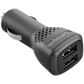 TomTom 9UUC.001.26 High Speed-Doppelladegerät (2.500 mA, 2-fach USB) Schwarz