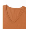 QUALFORT Sweaters for Women V Neck Long Sleeve Pullover Sweater