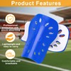 2 Pairs Soccer Shin Guards Shin Pads Extra Lightweight Slide