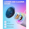 LOFICOPER Mini Karaoke Machine, Portable Bluetooth Karaoke Speaker with 2