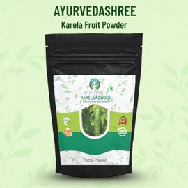 AYURVEDASHREE Bitter Melon Powder 100 Gm I Momordica Charantia/Karela Fruit Powder I Ayurvedic herb I Support Liver Function I Herbal Supplement I Supports Skin and Stomach