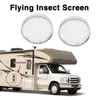 2Pcs RV Water Heater Vent Cover Stainless Steel 2.8in Flying