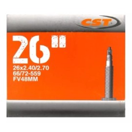 CST Cámara 26x2.40/2.70 Bicicleta Válvula Francesa 48mm Cst Tipo de válvula Presta