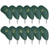 Craftsman Golf 12pcs Thick Synthetic Leather Golf Iron Head Covers