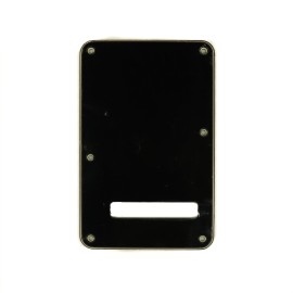 MannMade USA Fender® Stratocaster® Tremolo Backplate -Black/White/Black
