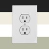 Questech Outlet Covers, Single Duplex Wall Plates 1-Gang Switch Plates