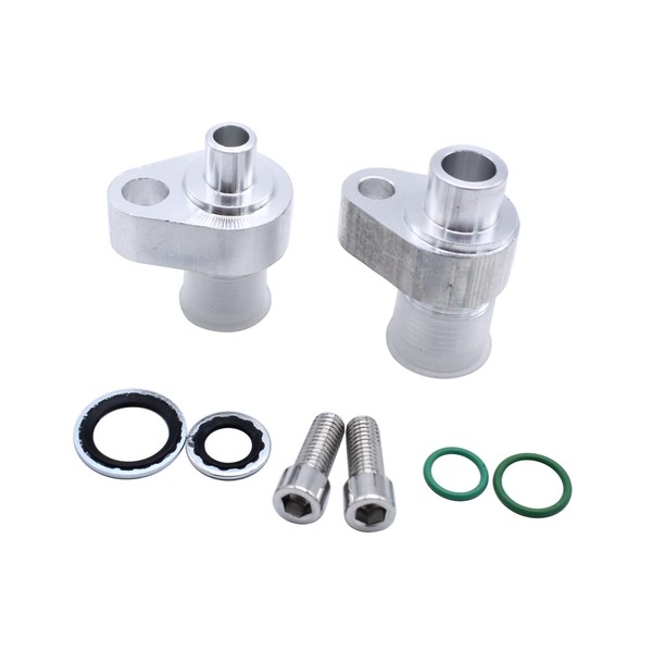 1 Set SHLPDFM CNC Machined Silver LS Swap AC Compressor