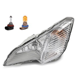 Front Fog Light Driving Lamp Assembly Left Driver Side Compatible with Ford Ecosport 2018-2021 Clear Lens