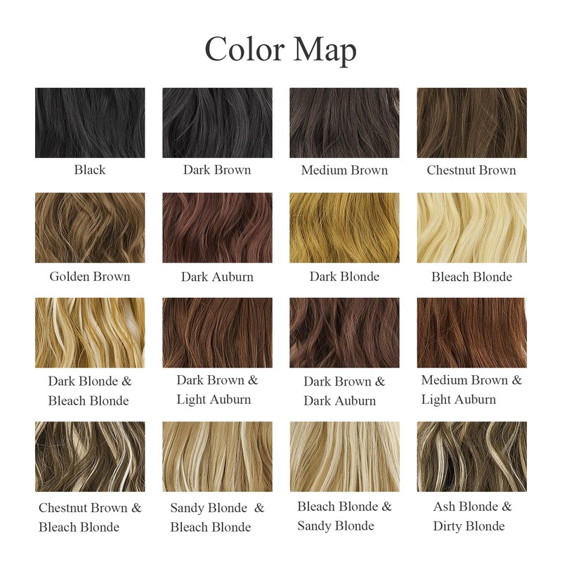 Gairyan 60cm Pferdeschwanz Haarteil Zopf Extensions Ponytail Extension Lang Gewellt