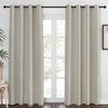 NICETOWN Blackout Natural Curtain for Living Room - Thermal Insulated