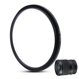 Metal Step Up Ring Filter Adapter - 77mm to 82mm - Metal Ring Step Up Rings Adapter Filter Compatible with All 82mm UV, CPL, ND, Lens Hood, Threaded Lens ect