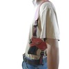 Barsony Horizontal Burgundy Leather Shoulder Holster for Springfield Echelon 4.5"