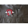 Ivamis Psychobilly Skull and Wrenches Patch - 4.5x3.5 inch -