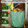 Dihl 500 Litre Heavy Duty Garden Waste Bags, Reusable Rubbish