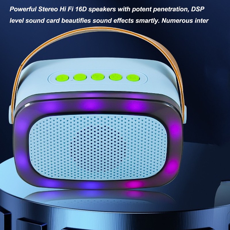 Electric Air Drum Set with Drumsticks Pedals Colorful RGB Light