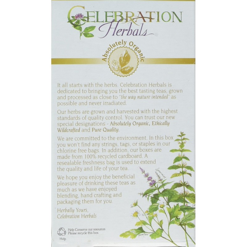 Celebration Herbals CELEBRATION HERBALS Echinacea ANG Herb Tea Organic 24