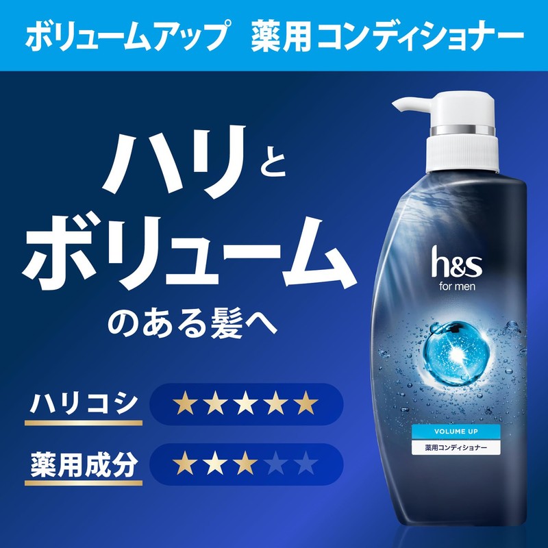 h & s for Men Volumizing Shampoo, Refill Pouch