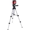 TOOLCRAFT CL8 Cross Line Laser with Tripod Self-Levelling Range (max.):