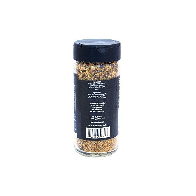 KOZLIKS CANADIAN MUSTARD Steak Rub, 150 GR