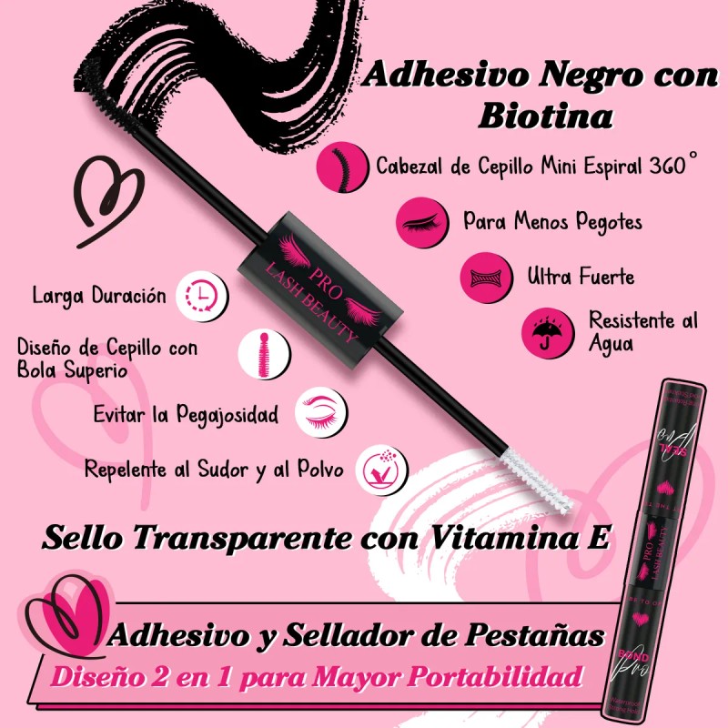 Kit De Extensiones Pestañas Pro 30d 40d 9-16mm 280pcs