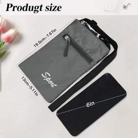 AfitLulu Crossbody Phone Bag with Zipper Suitable for Women and Men, Unisex Small Cross Body Bag Slim Cell Phone Shoulder Bag with 2 Zipper Pocket and Adjustable Shoulder Strap (Black)