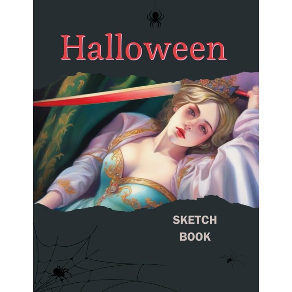 Sketch book, Halloween: drawing notebook for adults
