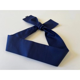 Japanese 36"L Kumi Hachimaki Marshal Art, Sports, Sushi Chief/Navy Blue Made USA