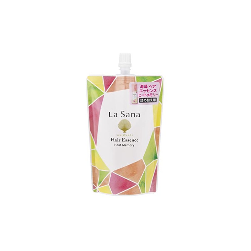 Lasana Seaweed Hair Essence Refill, Heat Memory, Pink Grapefruit Scent,