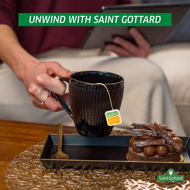Saint Gottard Lemon Pie Herbal Tea – Dessert-Inspired Infusion with