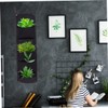 CIYODO Planter Multi-Pocket Wall Hanging Bag Felt Planting System for