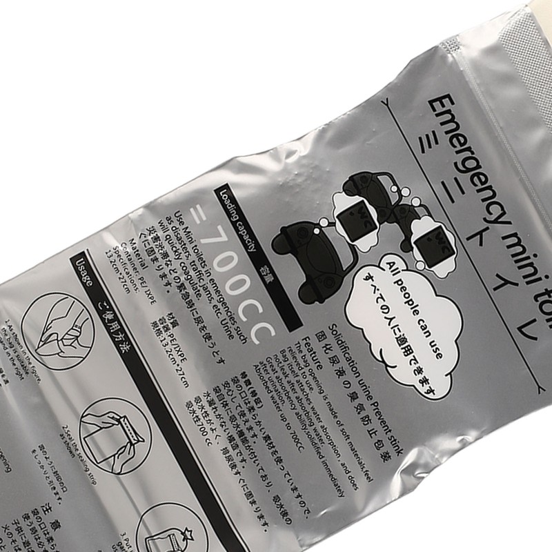 10pcs Urine Bags Disposable Portable Vehicle Emergency Vomiting Camping Pee