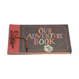 Photo Album DIY Retro Style Tether Loose Leaf Picture Album for Wedding Travelling Anniversary Memory Gift