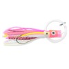 C&H, Stubby Bubbler Rigged & Ready, Pink/White/Mylar Skirt, 7/0 Mustad