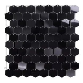 Backdrop Shimmer Wall Negro Panel Decorativo Eventos 50 Pz