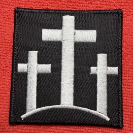 Unbranded 🔥 Jesus Calvary 3 Cross Patch Iron On Applique Easter God Christian Faith Bible