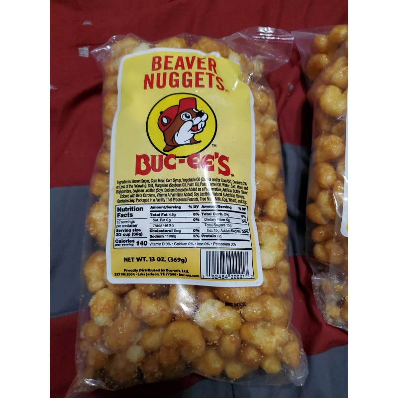 Buc-ees 4 bags 13 Oz BUC-EE'S Beaver Nuggets Sweet Corn