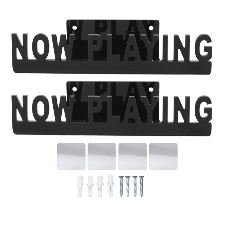 2PCS Now Playing Vinyl Record Stand Wall Mount Acrylic Album