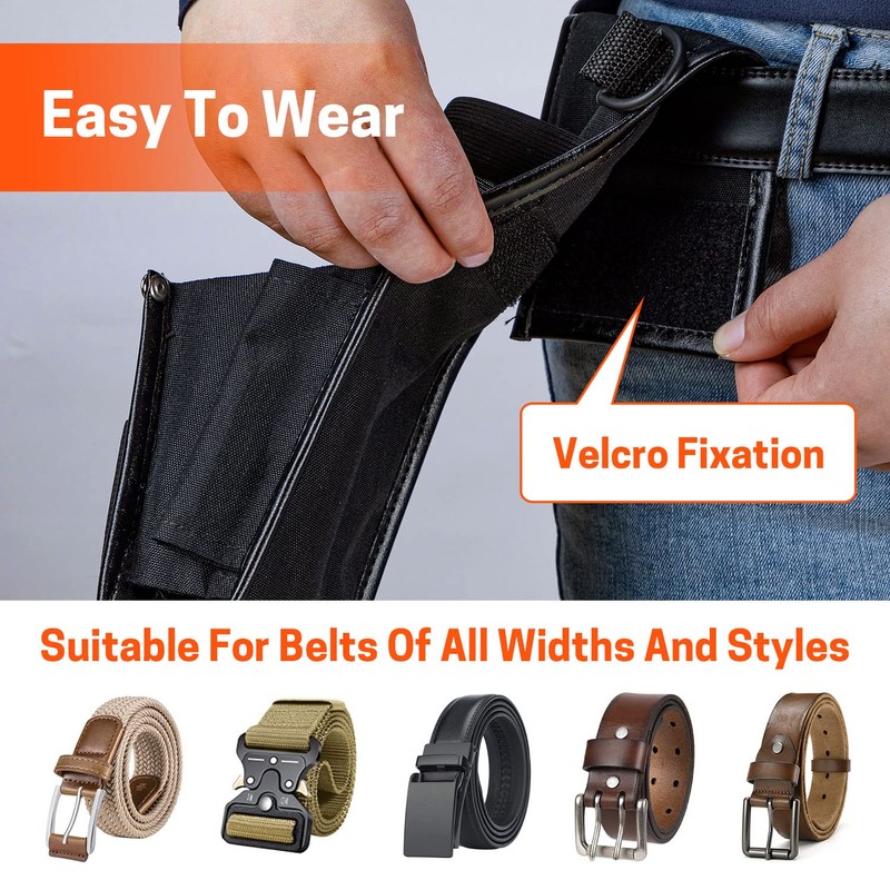 Yardmaris Felling Wedge Belt Pouch, Adjustable for Various Belts, Tree